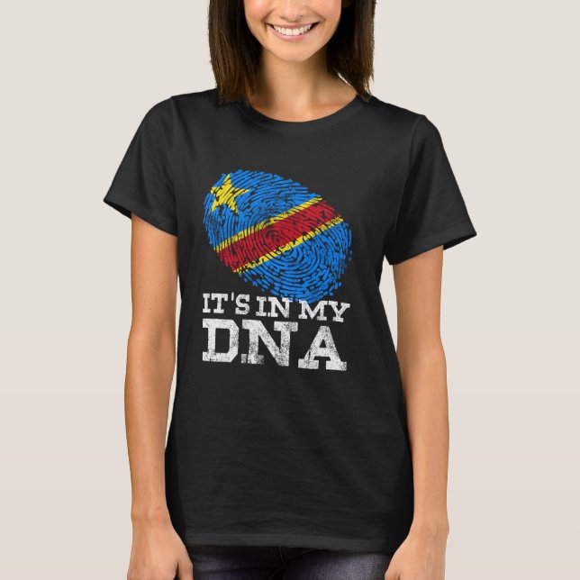 T-shirt In My DNA Poison de Congolese African Tee (Devant)