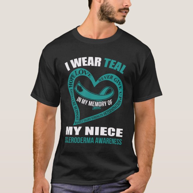 T-shirt In my memory of my niece SCLERODERMA AWARENESS (Devant)