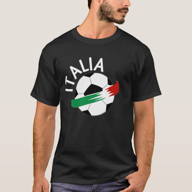 T - Shirt in Schwarz-Italien. 01 (Vorderseite)