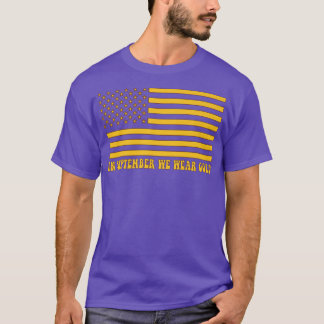 T-shirt In September We Wear Golden Childhood Cancer Aware