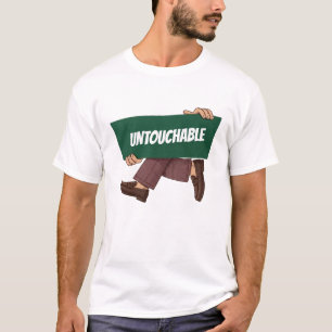 T-shirt INACCESSIBLE. Typographie minimaliste de streetwea