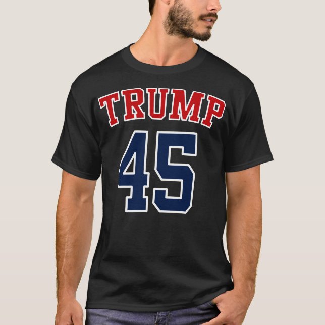 T-shirt Inauguration du président Donald Trump 45 (Devant)