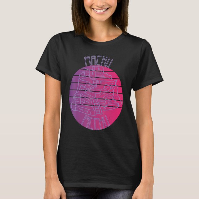 T-shirt Inca town Peru Machu Picchu Ruined city South Amer (Devant)