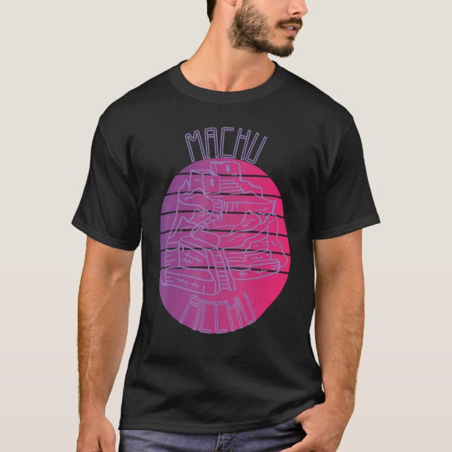 T-shirt Inca town Peru Machu Picchu Ruined city South Amer (Devant)