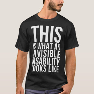 T-shirt Incapacité invisible Maladie chronique Maladie Ca