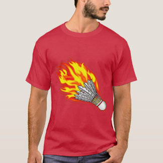T-shirt Incendie Badminton Birdie