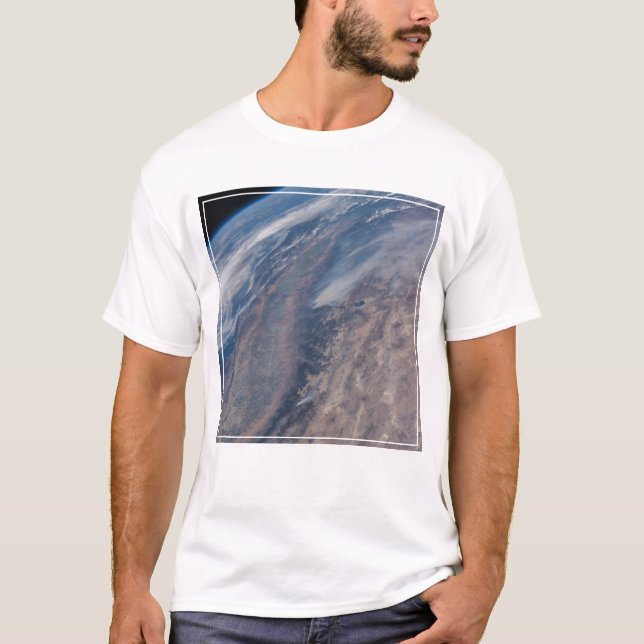 T-shirt Incendie Dans Le Parc National De Yosemite Et La F (Devant)