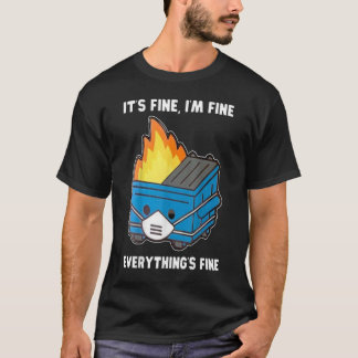 T-shirt Incendie de dumping