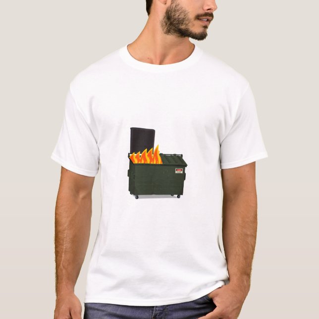 T-shirt Incendie de Dumpster (Devant)