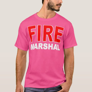 T-SHIRT INCENDIE MARSHAL INVESTIGATEUR COMMISSAIRE FIREFIG