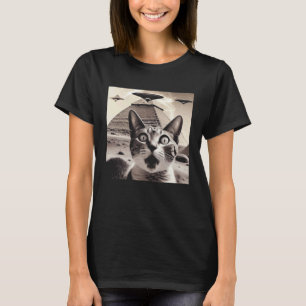 T-shirt Incident OVNIs chats Pyramides Egypte Aliens