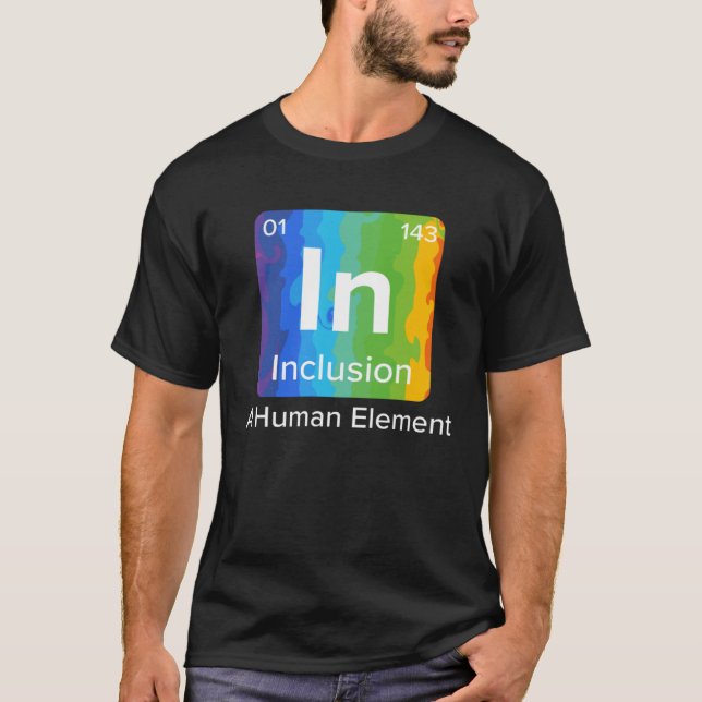 T-shirt Inclusion Solidarity Compassion for handicap Diver (Devant)