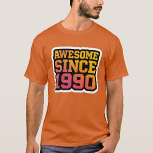 T-shirt INCONTOURNABLE DEPUIS 1990 - Retro Gradient