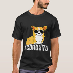 T-shirt Incorgnito Corgi Chien Tee