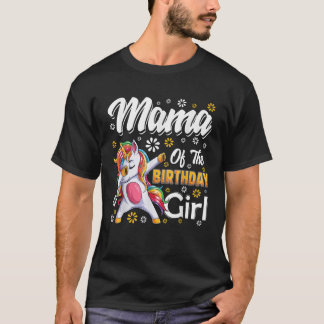 T-shirt incroyable dabbing unicorn anniversaire Mama Famil