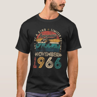 T-shirt Incroyable depuis novembre 1966 59 ans 59e anniver