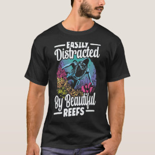 T-shirt Incroyable Facilement Distrait Par De Beaux Récifs