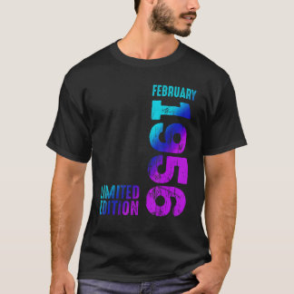 T-shirt Incroyable février 1956 Depuis 1956 Vintage 1956 R