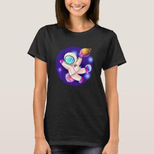 T-shirt Incroyable Jours Du Drapeau Américain Le Spaceman