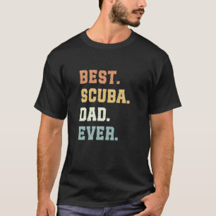 T-shirt Incroyable Meilleur Papa Plongée Jamais Fête des P