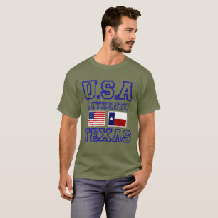 T-shirt Incroyable Patriotique Authentique Texas