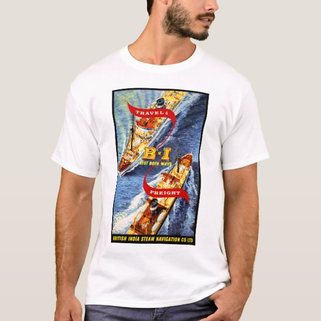 T-shirt Inde britannique ~ Meilleur des deux manières (Devant)
