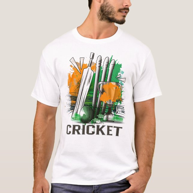 T-shirt Inde Cricket National Fans Team Jersey (Devant)