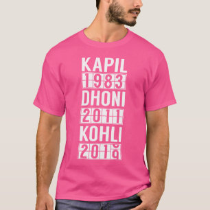 T-shirt Inde Cricket Team Fan Jersey