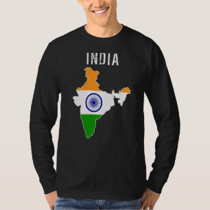 T-shirt Inde Drapeau Pour Les Gens Qui Aiment L'Inde