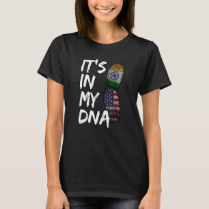 T-shirt Inde Fier Jour du Drapeau Hindi Sikh Amérique Amér