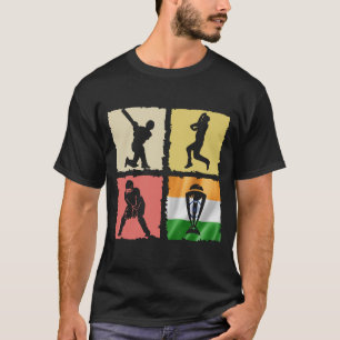 T-shirt Inde - Inde Cricket - Soutien Inde Cricket pour