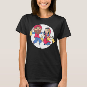 T-shirt Inde Patrimoine Culture indienne avec clo traditio