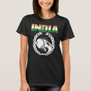 T-shirt Inde Tennis de table Indian Ping Pong Supporter Sp