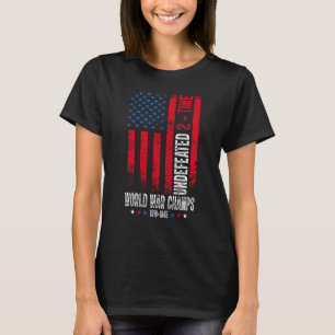 T-shirt Indéfectible 2 fois Guerre mondiale Champs Patriot