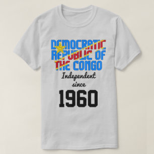 T-shirt Indépendance du drapeau de la République démocrati