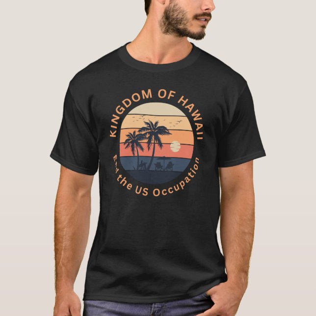 T-shirt Indépendance hawaïenne Liberté Hawaii (Devant)