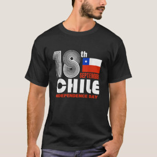 T-shirt Indépendance Patriotique Chili Pride Septembre 18 