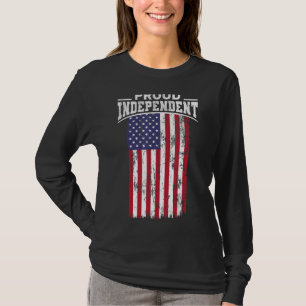 T-shirt Indépendance politique Fiers Distres indépendants