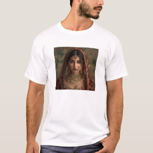 T-shirt Indian Girl Photo Jolie moderne cadeau parfait