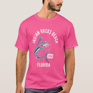 T-shirt Indian Rocks Beach Floride USA Design de pêche