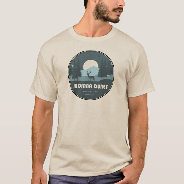 T-shirt Indiana Dunes National Park Deer (Devant)