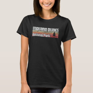 T-shirt Indiana Dunes National Park Retro Style Vintage 70