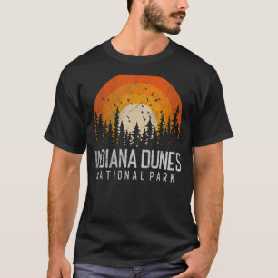 T-shirt Indiana Dunes US National Park Vintage Retro les a