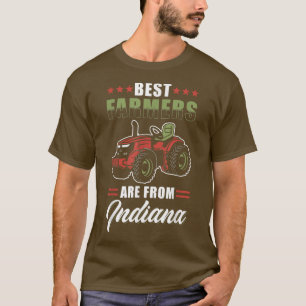 T-shirt Indiana Farmer Pride Les meilleurs agriculteurs so