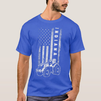 T-shirt Indiana Farmer Pride Patriotic Indiana Farmer