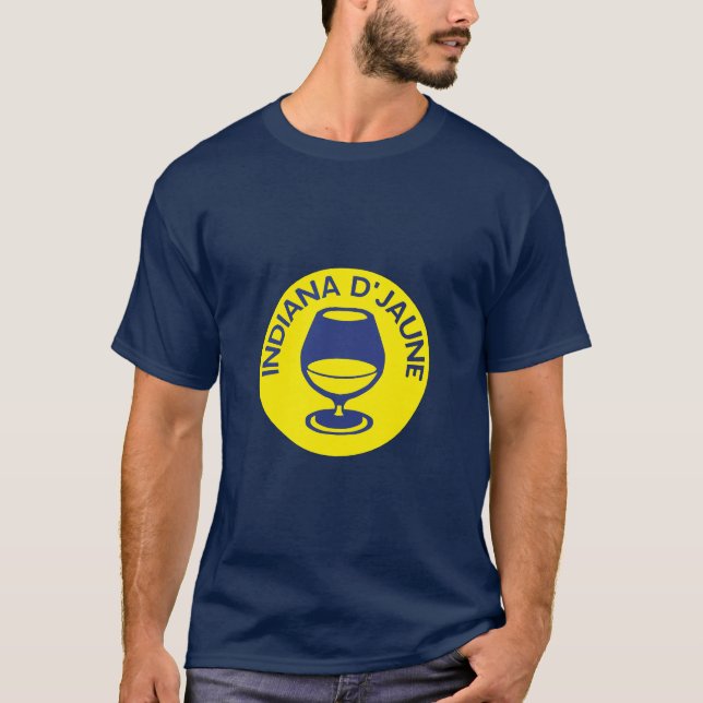 T-shirt indiana jaune apero humour alcool jones 51 2303_o (Devant)