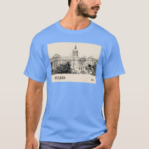 T-shirt Indiana State USA XXL 2