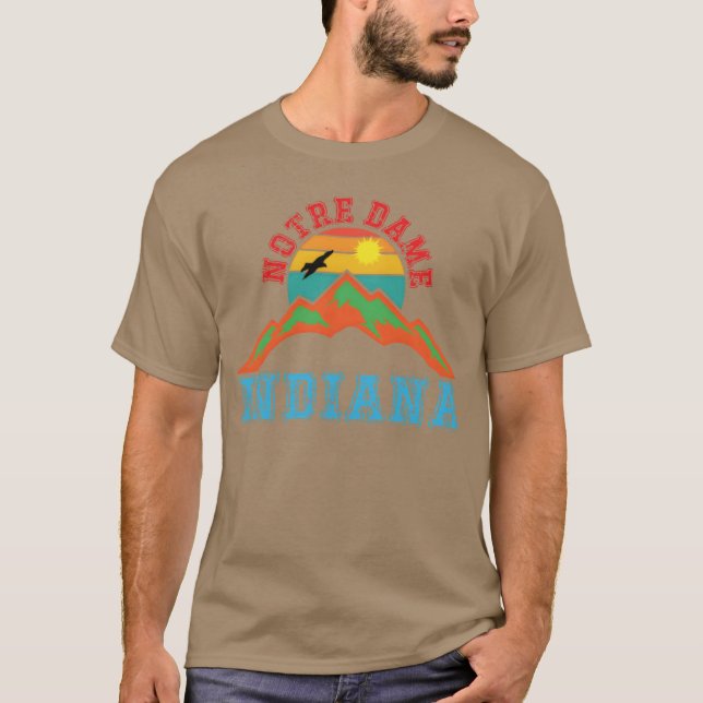 T-shirt Indiana Vacation Souvenir Campingrip friends (Devant)