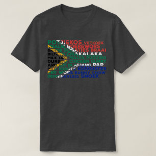 T-shirt Indicateur alimentaire pour l'Afrique du Sud