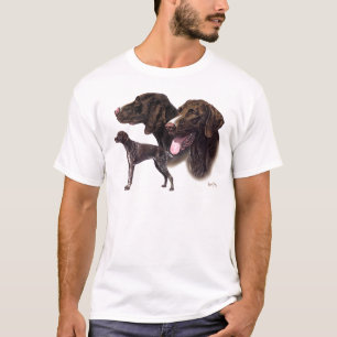 T-shirt Indicateur aux cheveux courts allemand